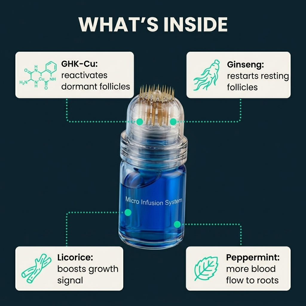 Radix Hair Regrowth System with Copper Peptides + Micro-Infusion