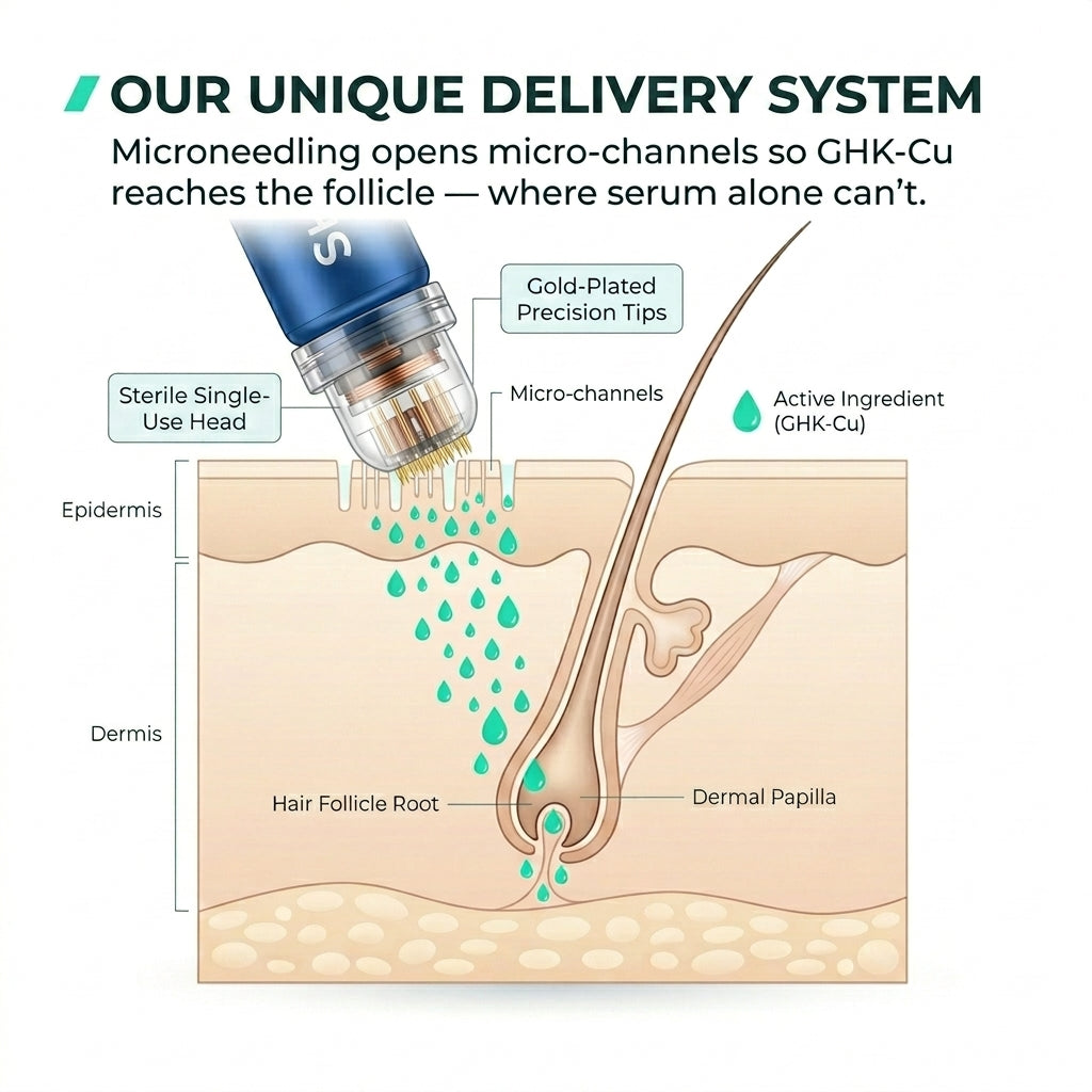 Radix Hair Regrowth System with Copper Peptides + Micro-Infusion