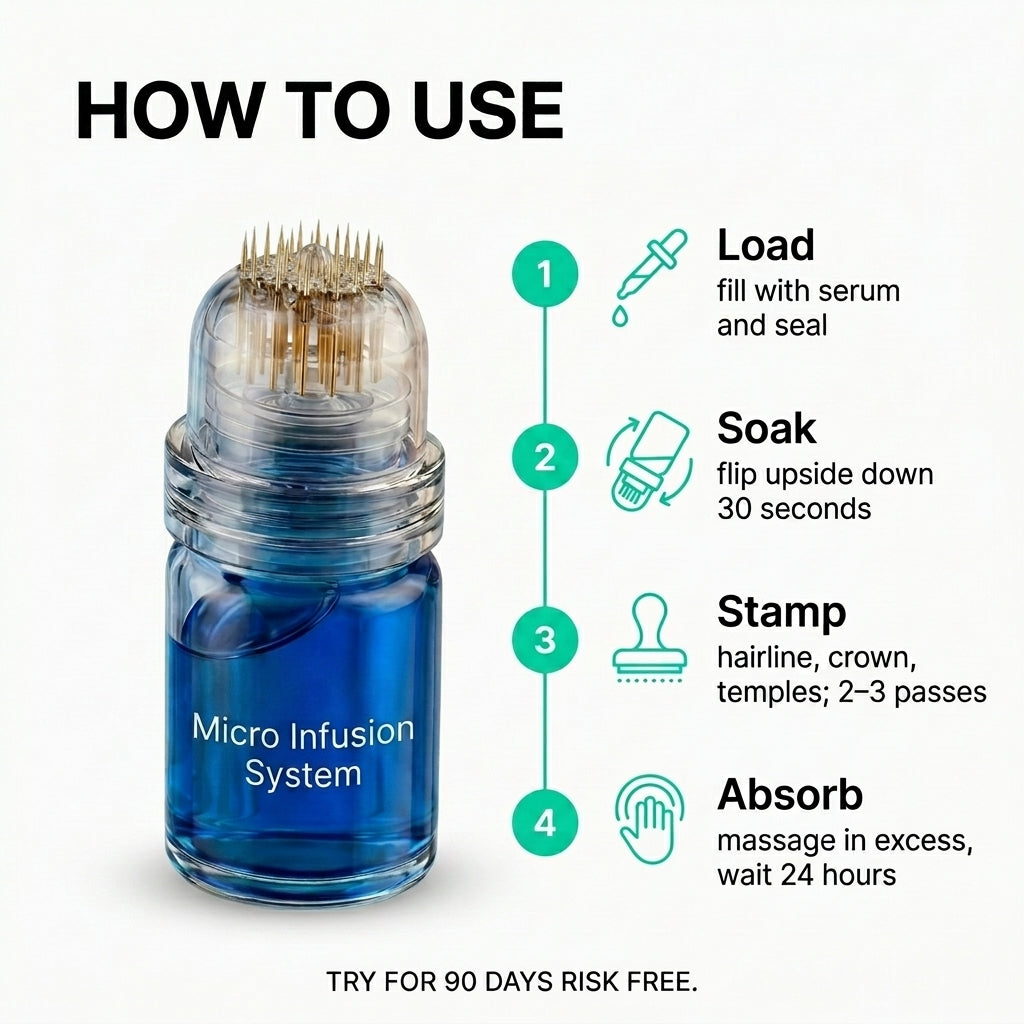 Radix Hair Regrowth System with Copper Peptides + Micro-Infusion